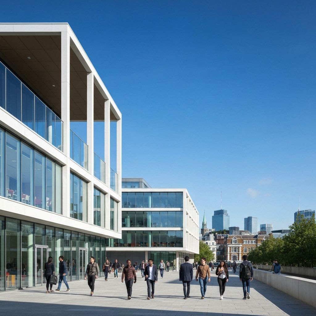 ロンドン中心部の大学キャンパス